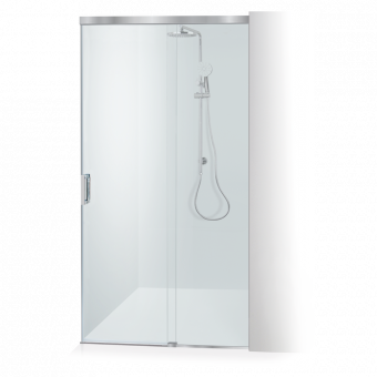 Dušo sienelė Brasta Glass GABIJA SOFT 1190-1210x2000 skaidrus stiklas